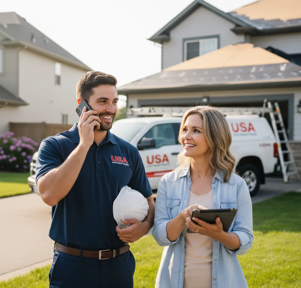 USA Roof Repair Experts customer support in Glastonbury